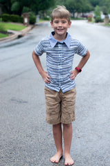 Big Collar Button Up