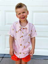 Big Collar Button Up